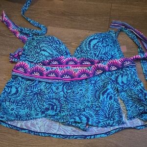 Lilly Pulitzer Bikini Worn Once Size 10. Top And Bottom